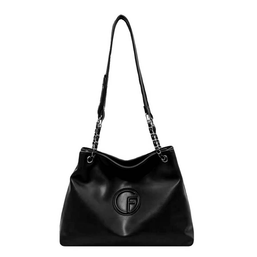 UNITE STAR Pu Tote Crossbody Bag, Shoulder Bag Medium Women's Black/Beige/Coffee