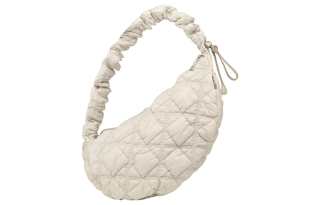 CARLYN Nylon Cloud Bag, Handbag, Shoulder Bag Women's Spring Gray