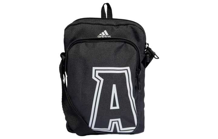 Adidas Adidas Eco Friendly Polyester Shoulder Bag, Crossbody Bag Regular Unisex Gray