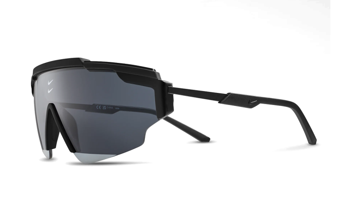 Nike Nike Plate Frame Irregular Shape Sunglasses Unisex Black