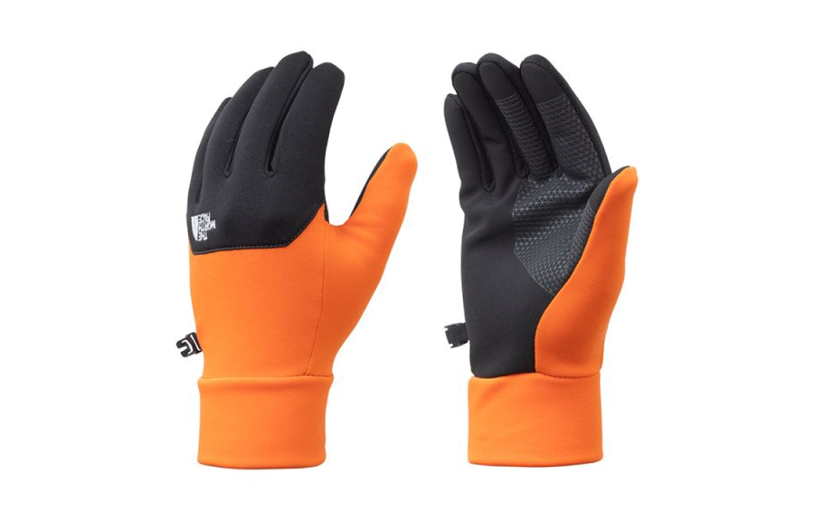 THE NORTH FACE THE NORTH FACE Polyester Sports Gloves Unisex Orange/Black