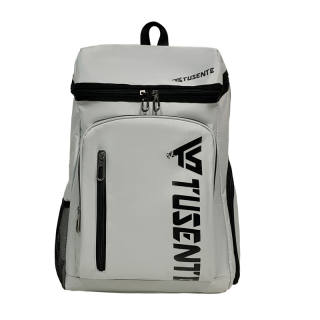 DELIXIONG Oxford Backpack Large Unisex Gray/Black/Red