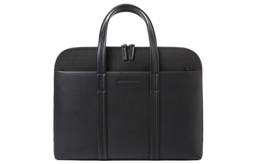 SAMSONITE Polyurethane Briefcase, Laptop Bag, Shoulder Bag, Crossbody Bag, Handbag Unisex Black