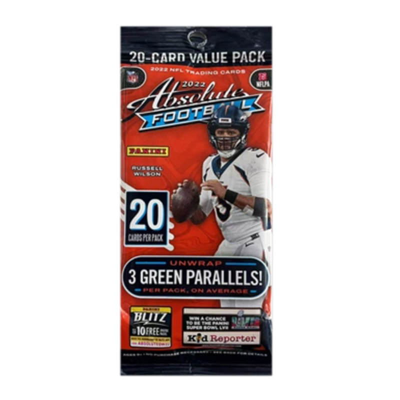 PANINI 22 Panini Absolute Football NFL Rugby Collectible Card, Fat Pack Edition Sports Cards