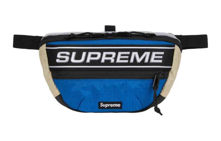 Supreme Supreme Waterproof Nylon Crossbody Bag, Fanny Pack Regular Unisex Blue Gray Multicolor