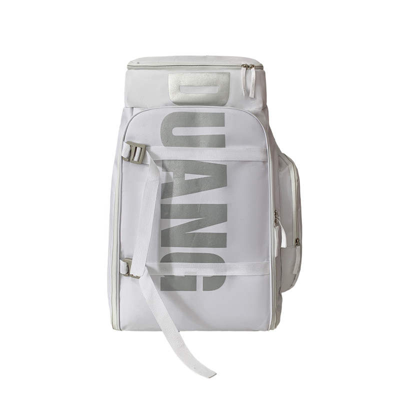 DELIXIONG Oxford Backpack Large Unisex Blue Green/White/Black