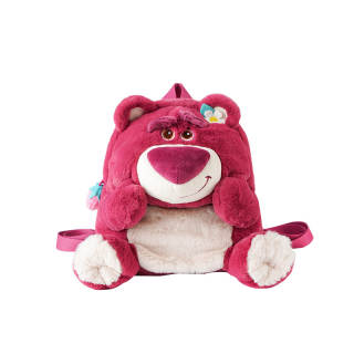 POTDEMIEL Disney/Disney Polyester Cartoon Lotso Chip Stitch Backpack Regular Unisex Red/Blue/Brown