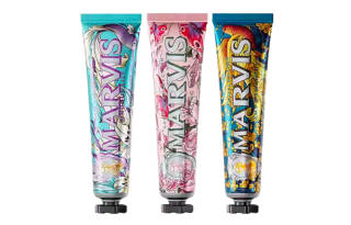 Marvis Garden Midsummer Lily, Mystic Realm Rose, Moonlit Golden Osmanthus Toothpaste Set Freshening Breath