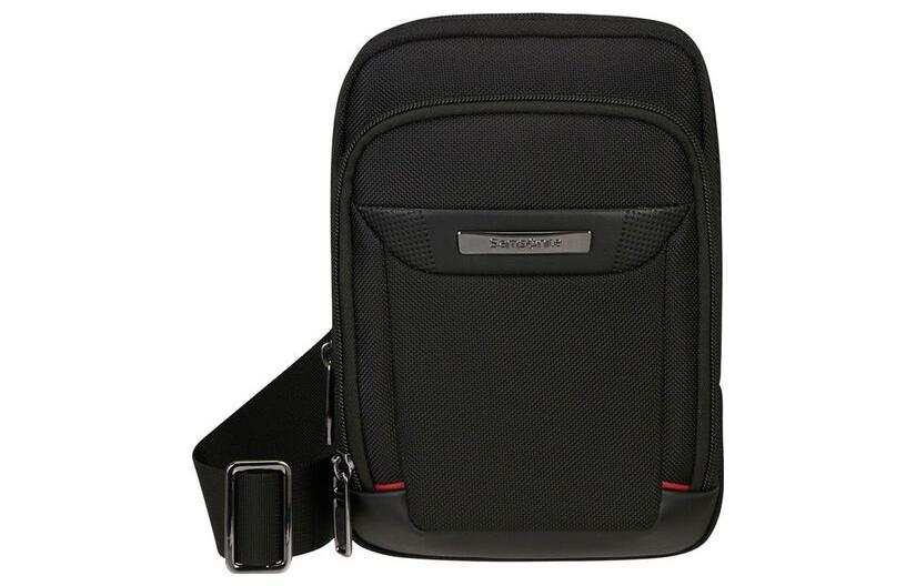 Samsonite SAMSONITE Nylon Messenger Bag, Shoulder Bag, Crossbody Bag Small Men's Black