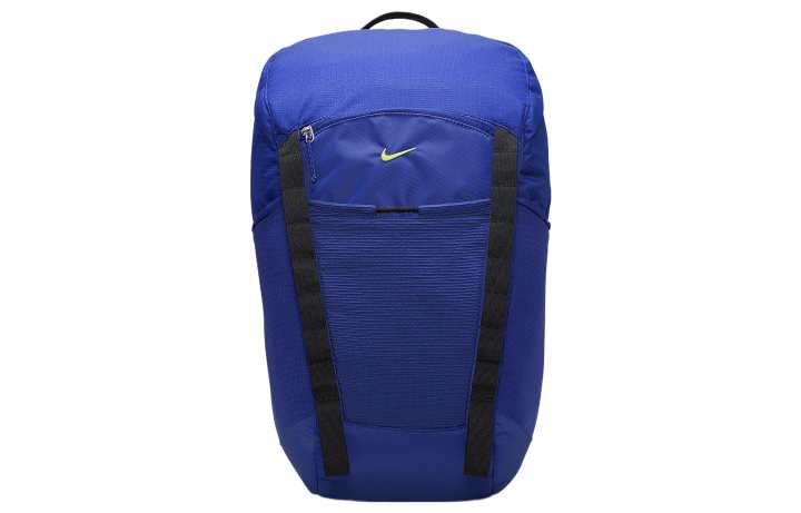 Nike Nike Polyester Backpack Regular Unisex Dark Royal Blue & Black & Atomic Green