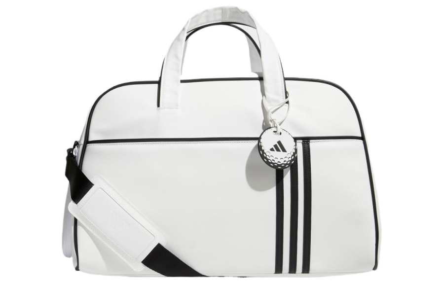 Adidas Adidas Recycled Material Shoulder Bag, Crossbody Bag, Handbag Regular Women's White & Black