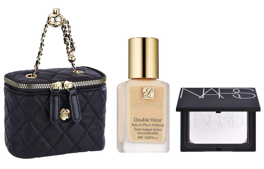 ESTEE LAUDER DW Liquid Foundation & Setting Powder By NAS Makeup Sets Oil Control Natural Concealing