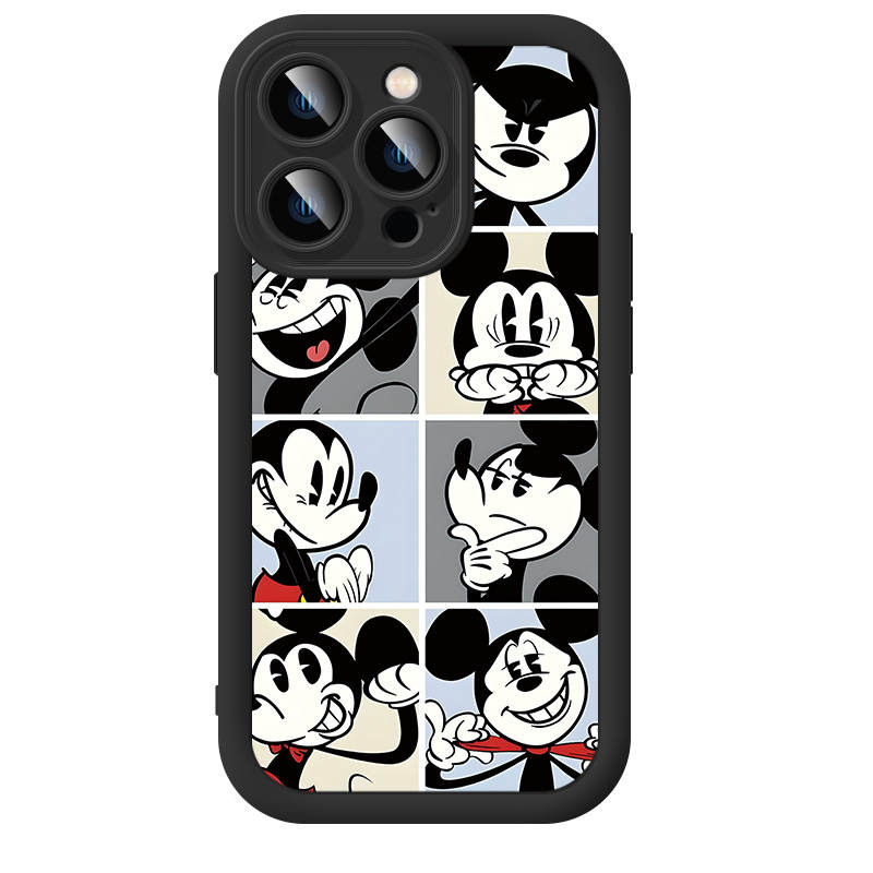 Disney Mickey Series Softshell Skin Friendly Impact Resistant Lens Protection Unisex Phone Cases Apple/Apple