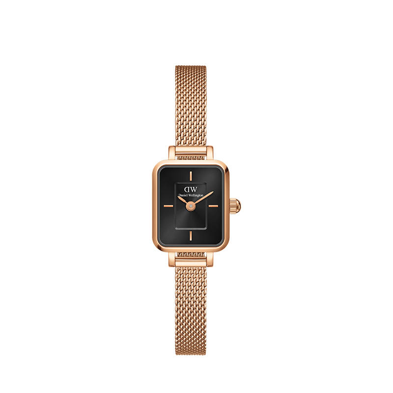 DW/DanielWellington Daniel Wellington DW Women's Watch Quartz Movement 15.4*18.2mm Black Dial Women's Watch