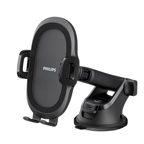 PHILIPS Phone Stand, Car Mounted Suction Cup For All Cars, In Car Fixed Support