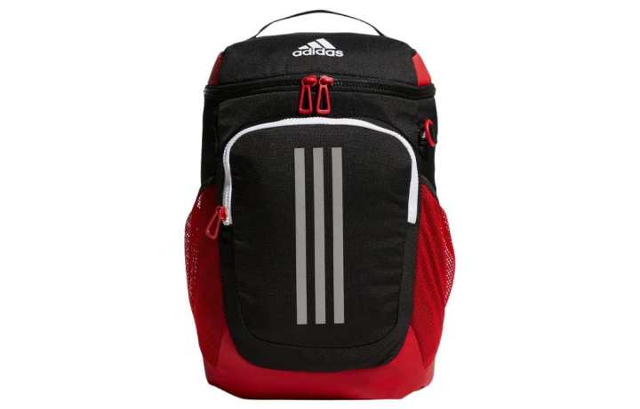 Adidas Adidas Recycled Polyester Backpack Regular Men's Black & Half Fluorescent Blue & Clear Pink