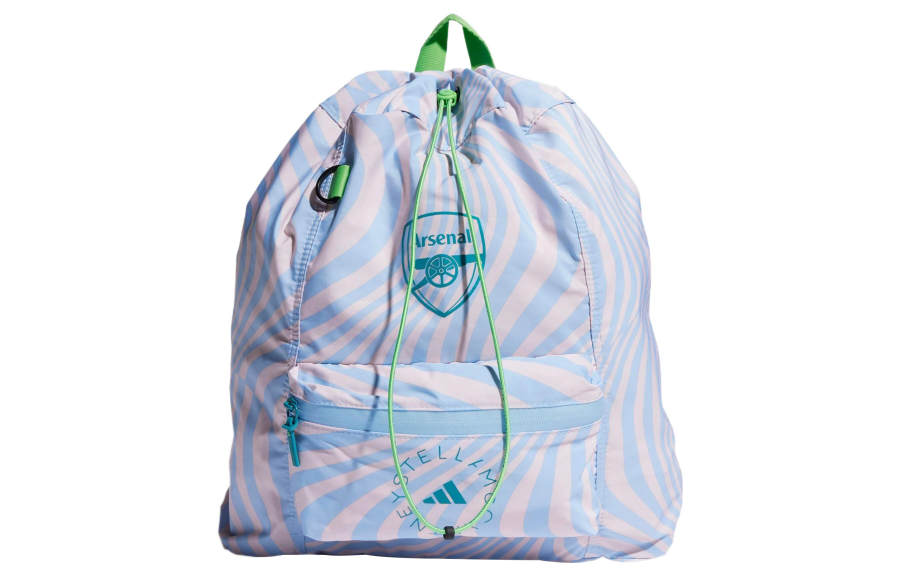 Adidas Adidas X Arsenal Collaboration Polyester Gym Bag Backpack Large Women's Half Shimmer Green & Bay Blue