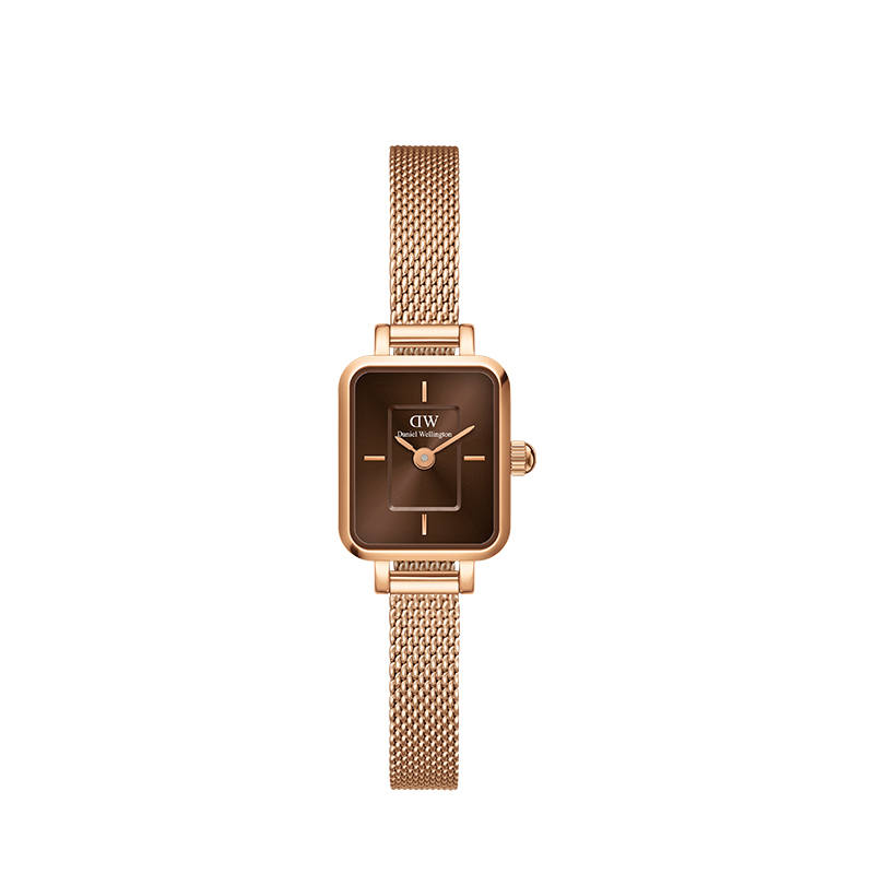 DW/DanielWellington Daniel Wellington DW Women's Watch Quartz Movement Stainless Steel Watchband Coffee Watch Dial Women's Watch
