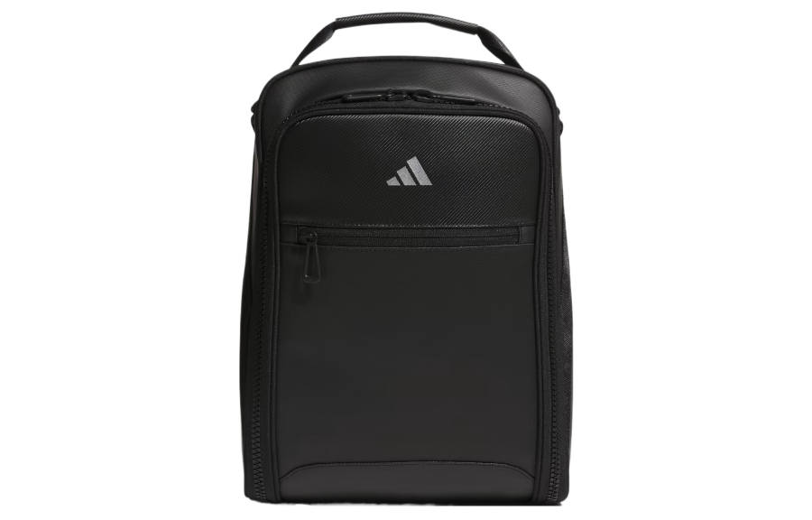 Adidas Adidas Polyurethane Faux Leather Shoe Bag Handbag Regular Men's Black