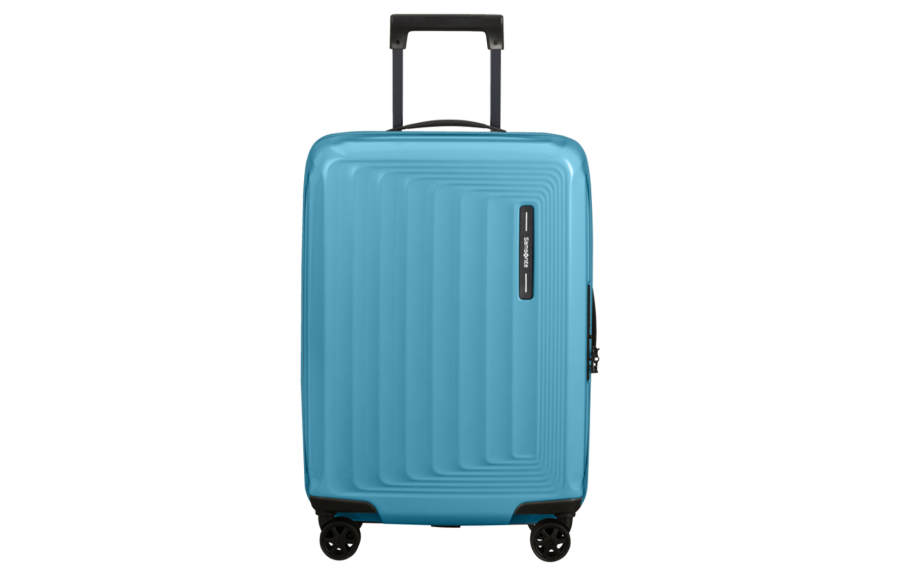 SAMSONITE NUON Polycarbonate Suitcase Travel Bag Luggage 20 Inch, 25 Inch, 28 Inch, 30 Inch Unisex Ocean Blue