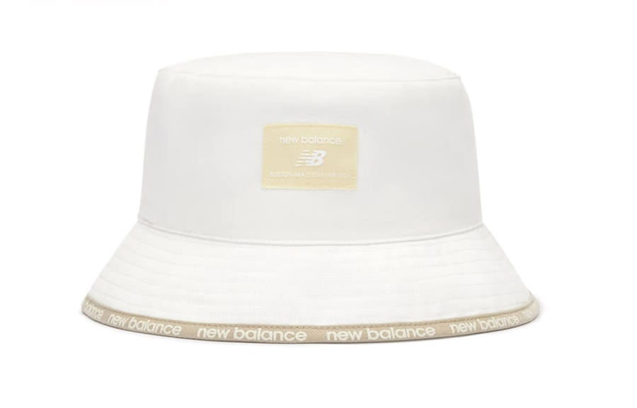 New Balance New Balance Patterned Print Bucket Hats Unisex White