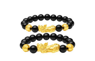 QIMEILA Obsidian Jade Bracelets Unisex