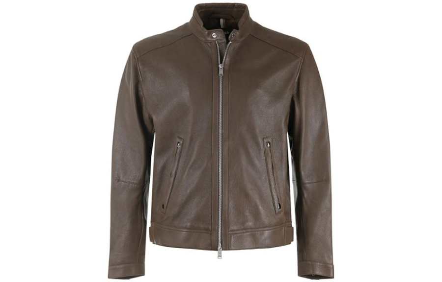 HUGO BOSS HUGO BOSS FW23 Leather Jacket Men's
