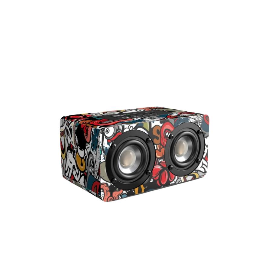 BYZ Speakers Mini Portable Card Slot Speaker Long Battery Life Supported USB Drive TF Card Receiving