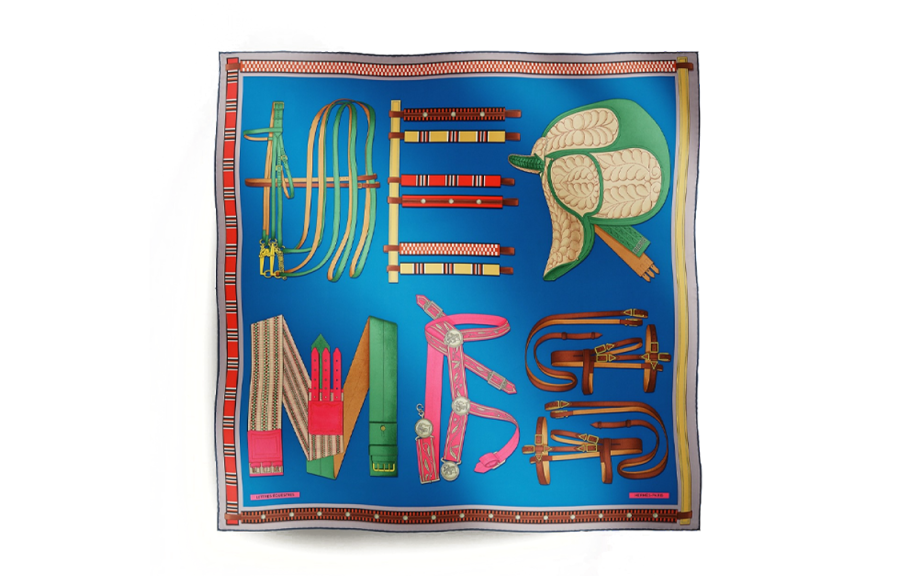 HERMES HERMES Carre Scarves Unisex Multicolor