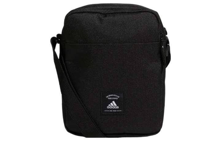 Adidas Adidas Athleisure Polyester Shoulder Bag, Crossbody Bag Regular Unisex Black