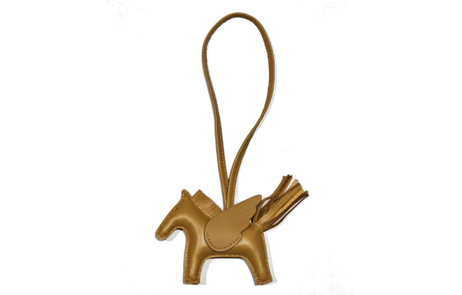 HERMES HERMES Rodeo Pegase Charms Unisex Earth Yellow