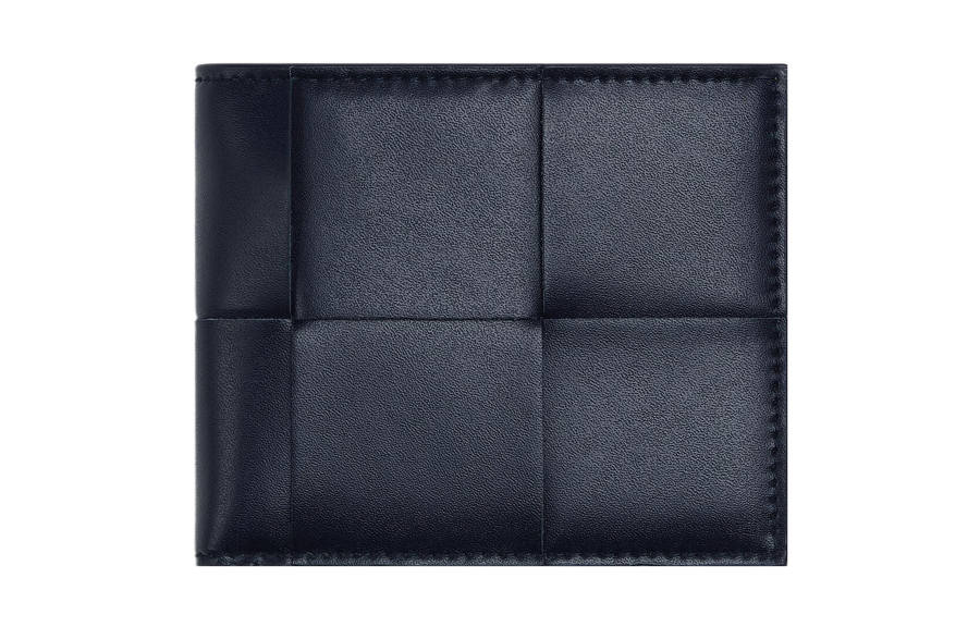 Bottega Veneta Calfskin Wallet Men's Space & Mud