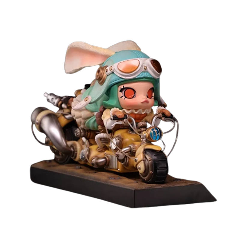 POP MART x Mana Molly Steam Punk Burst Speed Rabbit Girl V2 Trendy And Cool Trendy Figures 22cm