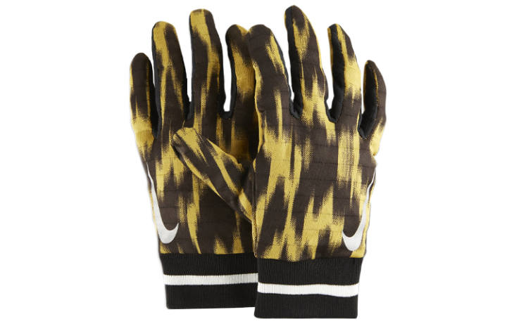 Nike Nike Polyester Gloves Men's Yellow Black White