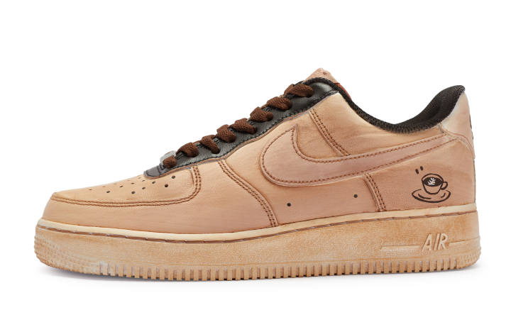 Nike Nike Air Force 1 Low top Skateboard Shoes Women's Coffee Brown