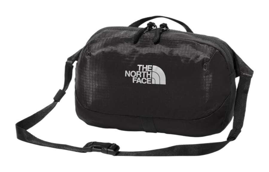 THE NORTH FACE 2L Portable One Shoulder Crossbody Fanny Pack Outdoor Bag Tear Resistant Nylon Black Unisex