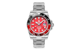 A BATHING APE Bape X Coca Cola Classic Type 2 Bapex Watch Red