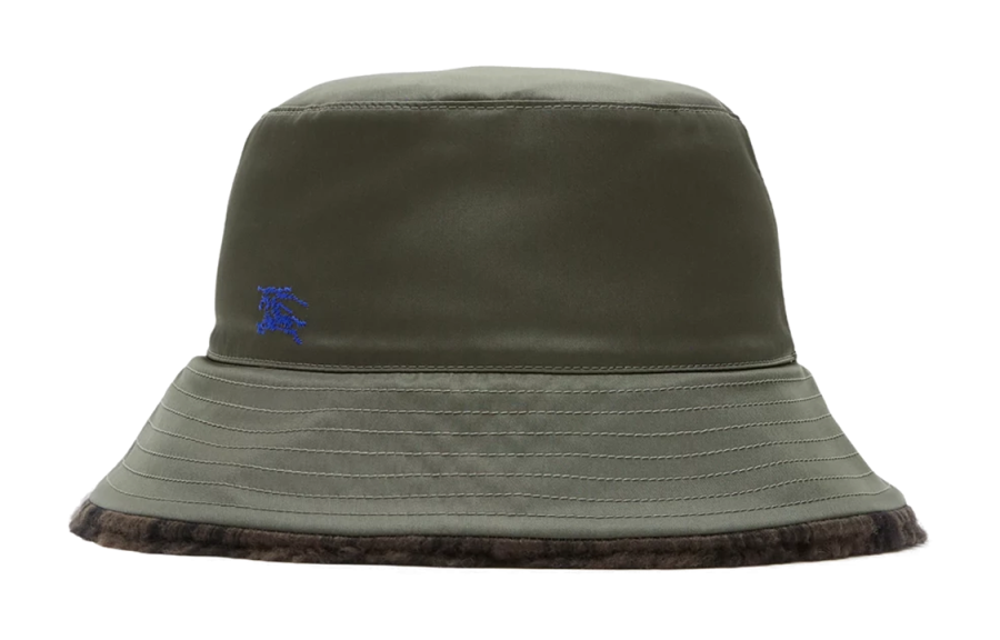 Burberry 【Previous Season】logo-embroidered reversible bucket hat