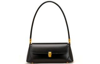 HAWA Pu Shoulder Bag, Baguette Bag, Shoulder Bag Medium Women's Black/Ecru/Brown