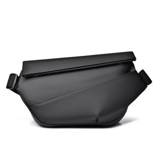 DELIXIONG Nylon Cycling Bag, Shoulder Bag, Crossbody Bag, Backpack, Sling Bag Regular Men's Black/Gray