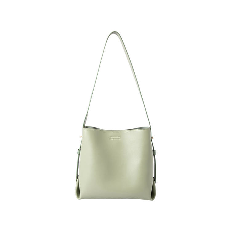 Semir PVC Shoulder Bag, Crossbody Bag Women's Green Tone/Ecru/Caramel Brown/Black