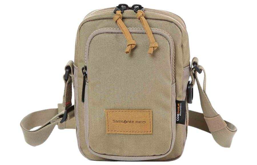 Samsonite SAMSONITE Polyester Camera Bag, Shoulder Bag, Crossbody Bag Mini Unisex Khaki