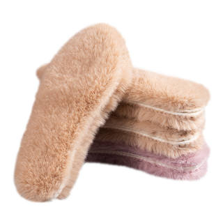 Maigaole 3 Pack, Ultra Soft Comfortable Cold Resistant Thickened And Fleece Lined Full Pad Faux Rabbit Fur Insoles