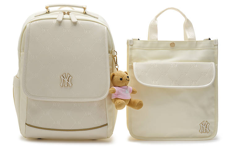 MLB MLB Nylon Backpack Women's Ecru
