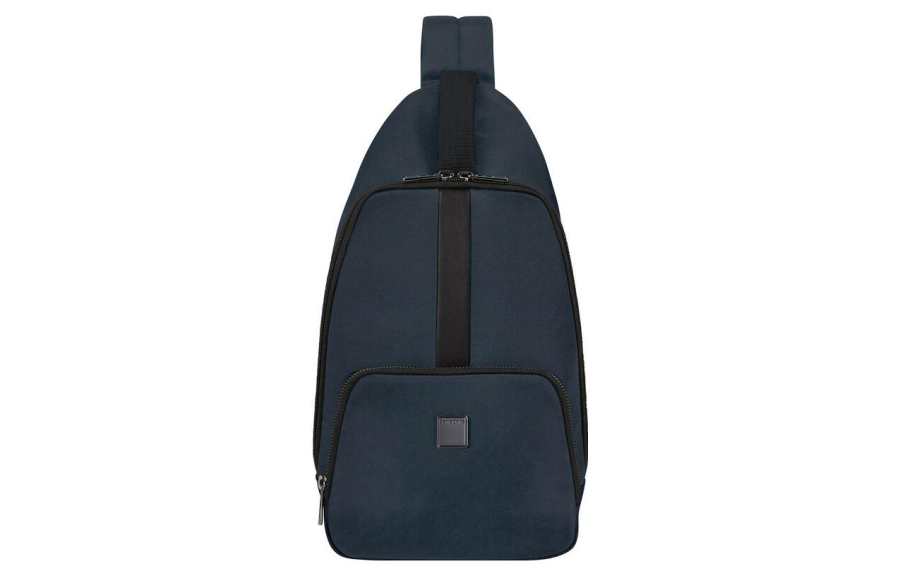 Samsonite SAMSONITE Recycled Polyester Sling Bag, Shoulder Bag, Crossbody Bag Medium Men's Blue