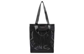 Moncler Cut Fabric Tote Bag, Shopping Bag, Handbag Small Men's Black