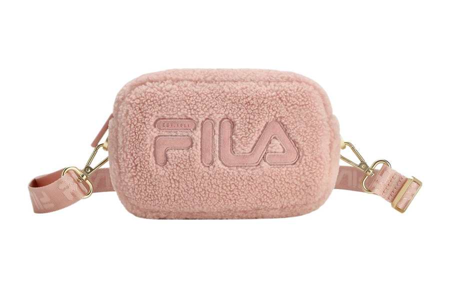 FILA Fabric Crossbody Bags Mini Women's Sand Leather Pink