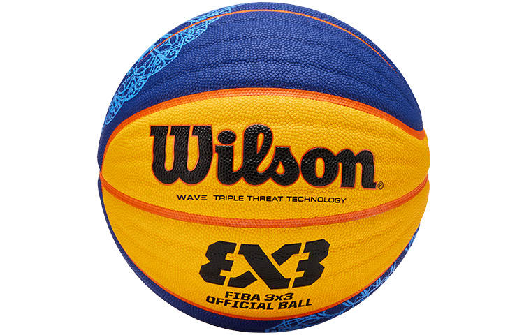 Wilson Pu Basketball Yellow Blue Size 6 Training Women's
