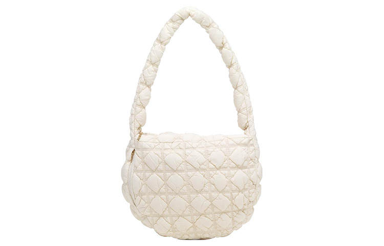 CARLYN Nylon Cloud Bag, Crossbody Bag, Shoulder Bag Women's Ivory