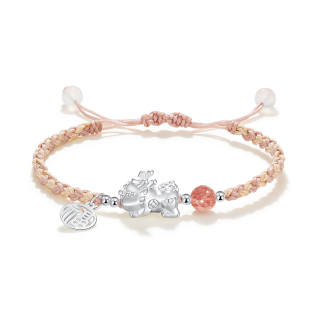 Jodie＆Kevin Jodie&Kevin 999 Fine Silver Rope Bracelets Unisex